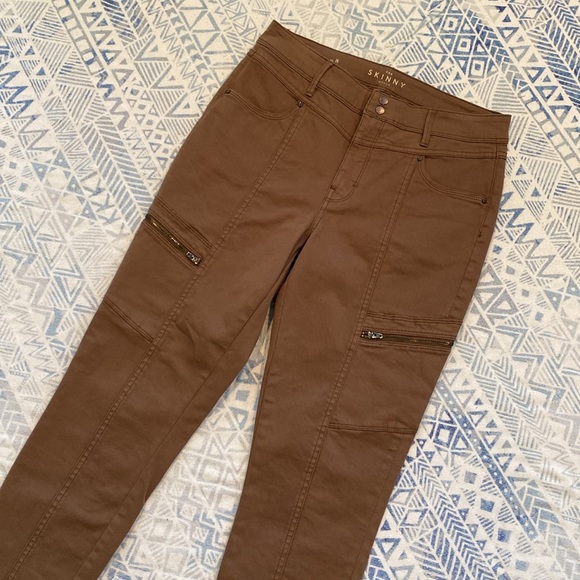 WHBM Brown The Skinny Ankle Pants - Picture 3 of 6